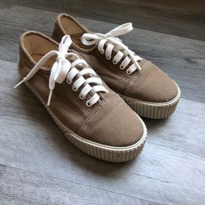Korean platform sneakers